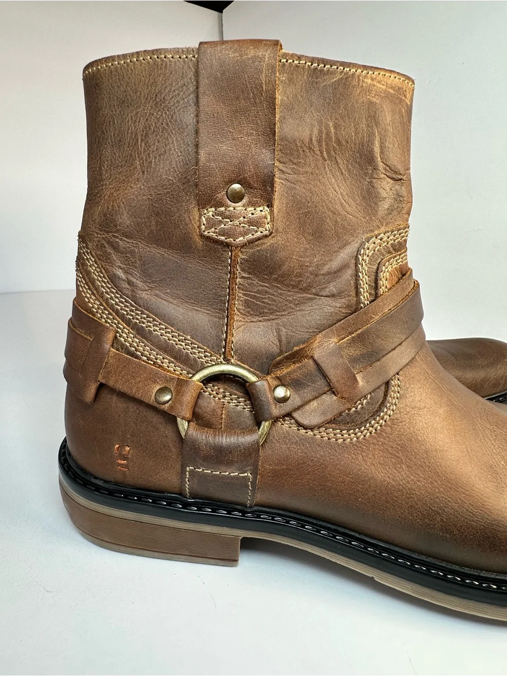 Roan by Bed Stu Colton II Leather Men's Boot Colors:Tan Greenland MM Size 11.5